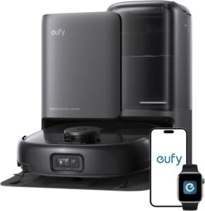 Eufy E25 Omni Robot Vacuum Cleaner With Mop Hydrojet Self Clean Roller Mop