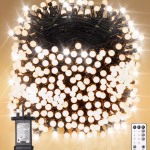 Fairy Lights Plug in Waterproof, 50M 500LED Long Christmas Tree Lights, Christmas Lights Outdoor with Remote/4 Brightness/8 Modes/Timer, Fairy Lights Mains Powered for Bedroom/Party/Xmas Decorations