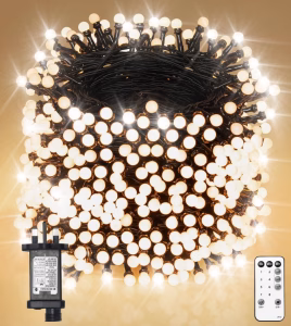 Fairy Lights Plug In Waterproof 50m 500led Long Christmas Tree Lights Christmas