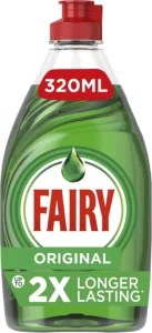 Fairy Original Washing Up Liquid Green With Liftaction 320ml