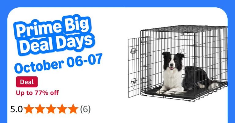 Feandrea Dog Crate Single Door Folding Steel Cage 107 X 70 6 X 70 6 Cm