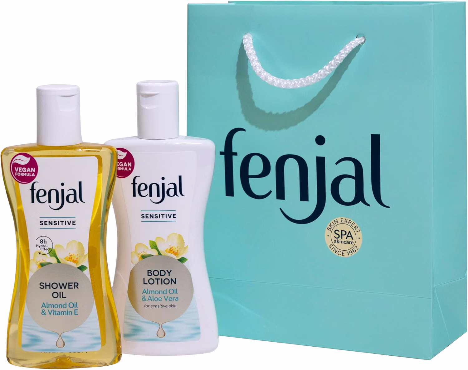 Fenjal Sensitive Cleanse And Hydrate Gift Set Shower Oil And Body Lotion