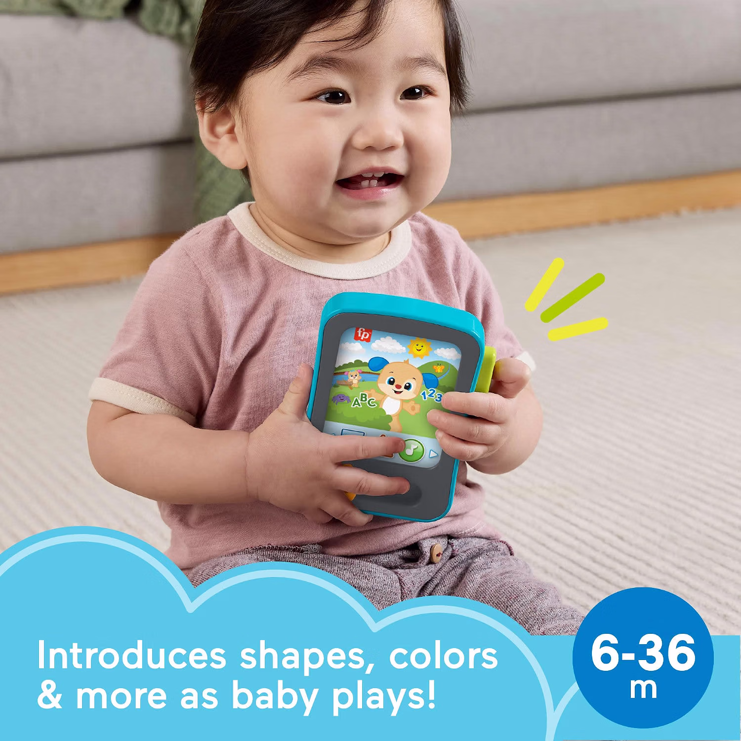 Fisher Price Laugh And Learn Puppy S Storytime Reader Multilanguage