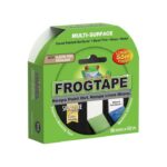 Frog Tape Green Multi Surface Painters Masking Tape, Indoor Painting and Decorating For Sharp Lines and No Paint Bleed 36mm x 55m