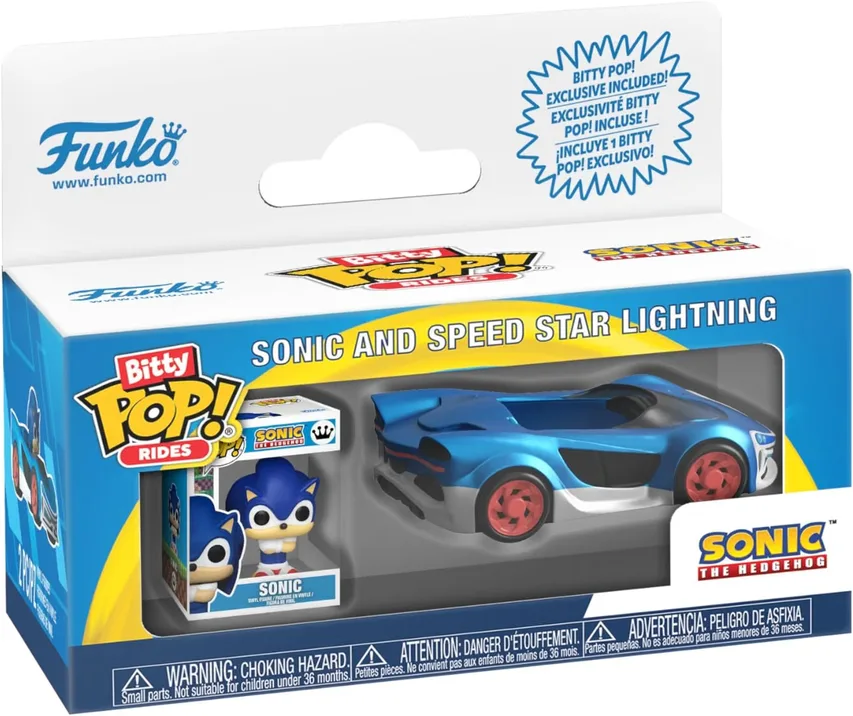 Funko Bitty Pop Rides Sonic Speed Star With Sonic