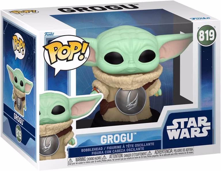 Funko Pop Star Wars Mandalorian And Grogu Grogu Mudhorn Armor