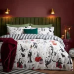 furn. Trick Or Treat Duvet Cover Set (Monochrome - Double)
