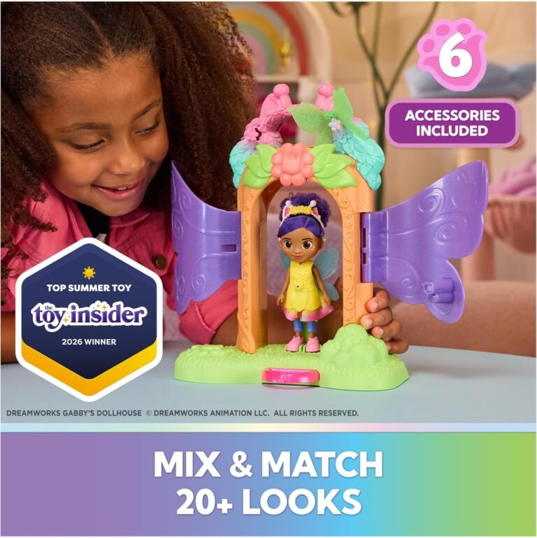Gabby S Dollhouse Fairylandia Fairy Magic Reveal Playset