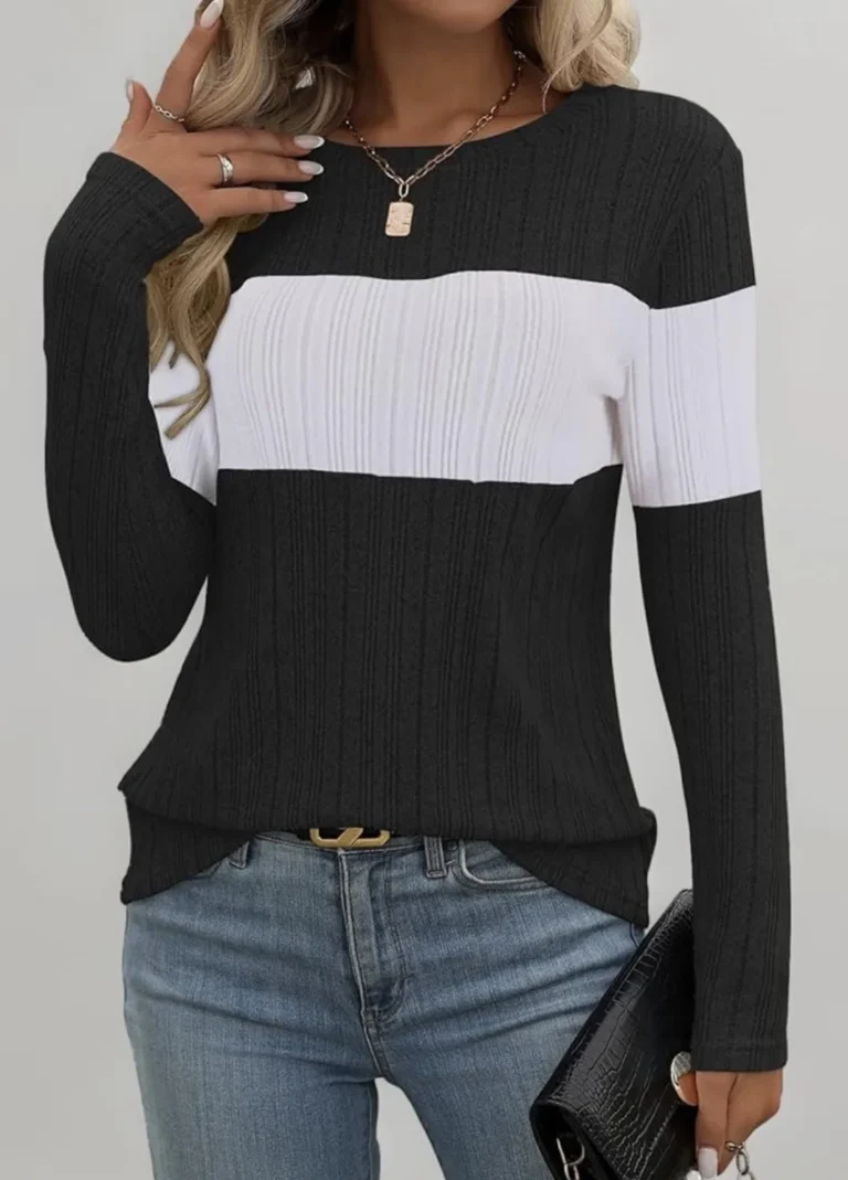Gemulate Ladies Jumpers Casual Long Sleeve Tops For Women UK Lightweight
