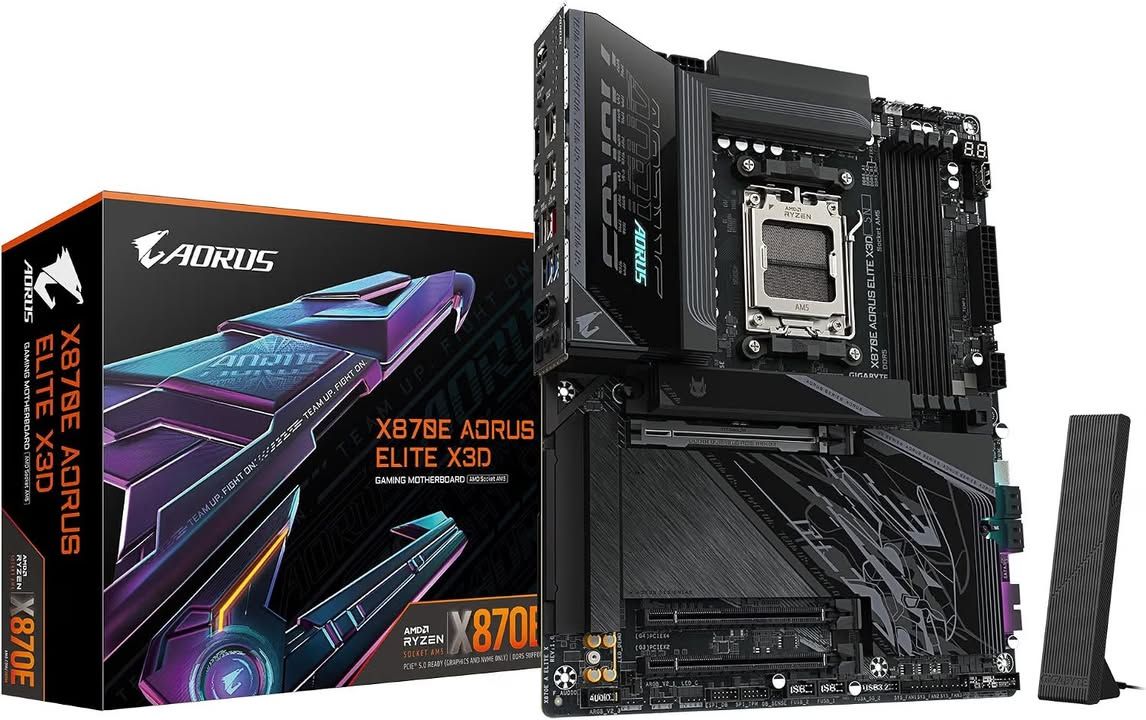 Gigabyte X870e Aorus Elite X3d Motherboard Supports Amd Ryzen 9000 Cpus 16 2 2 P