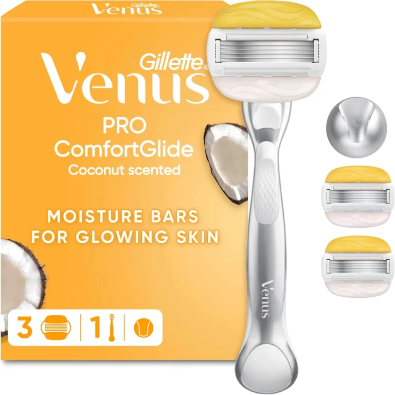 Gillette Venus Pro Comfortglide Coconut Scented Women S Razor With Olay Moisturi