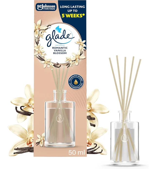 Glade Reed Diffuser Home Fragrance Infused With Essential Oils Room Air Freshene