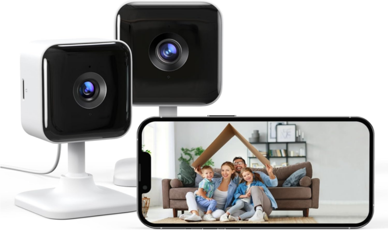 Gncc Indoor Camera 2k Security Camera 2 Packs