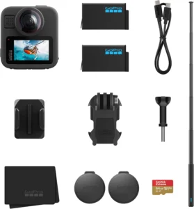 Gopro Max2 Accessory Bundle Includes 4ft 1 2m Extension Pole 2 1960mah Enduro Ba