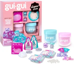 Gui Gui Slime Kit Shimmer Deluxe 2 Pack Iridescent Slimes