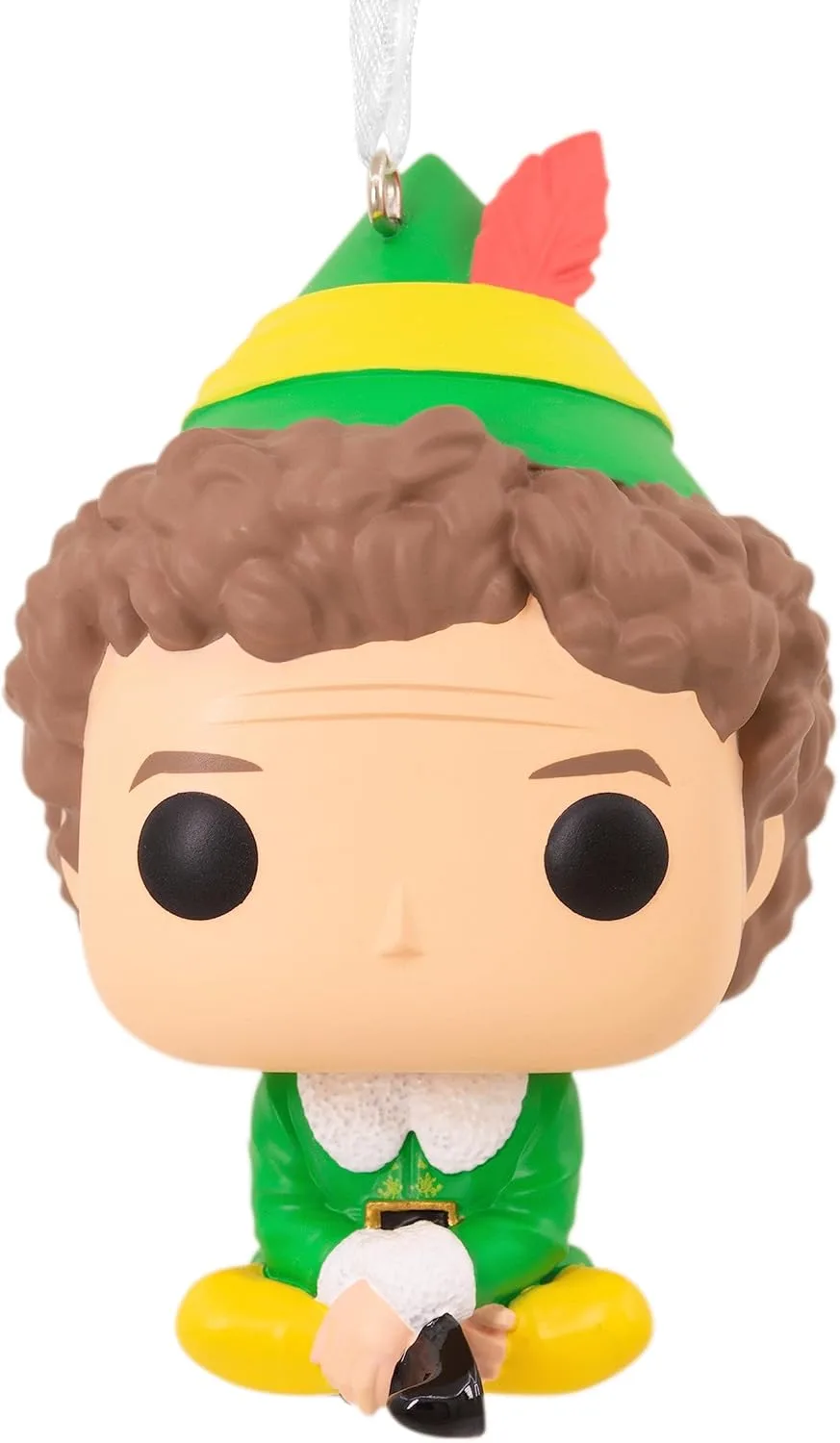 Hallmark Funko Pop Buddy The Elf Hanging Ornament Green And Yellow