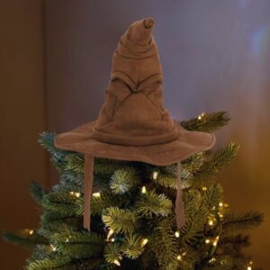 Hallmark Harry Potter Christmas Tree Topper Hogwarts Sorting Hat Brown