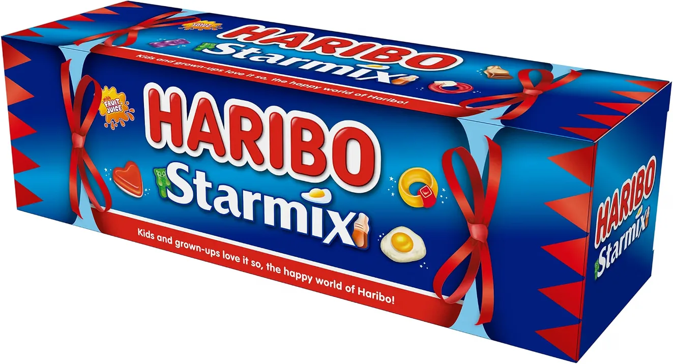 Haribo Starmix Tube 120g Festive Mixed Gummies Christmas Sweets And Stocking Fil