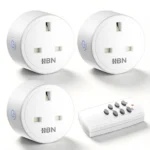 HBN 13A Remote Control Sockets Plug with ON/OFF Light Switch for Christmas