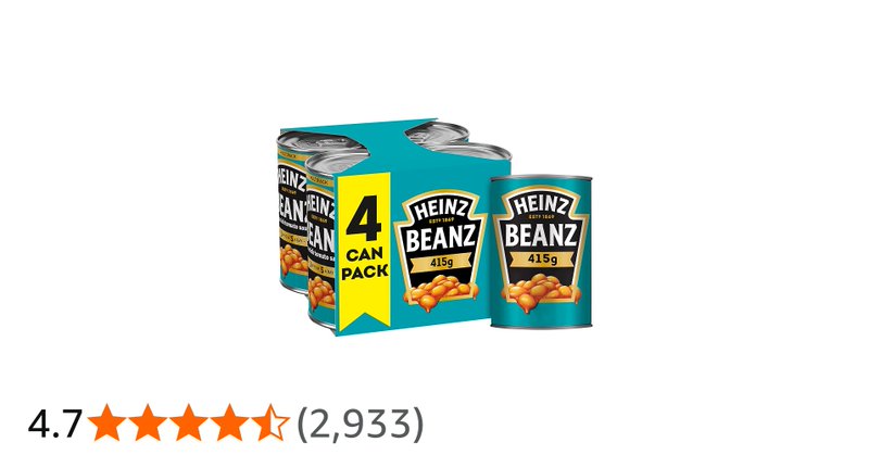 Heinz Baked Beans 4 X 415g