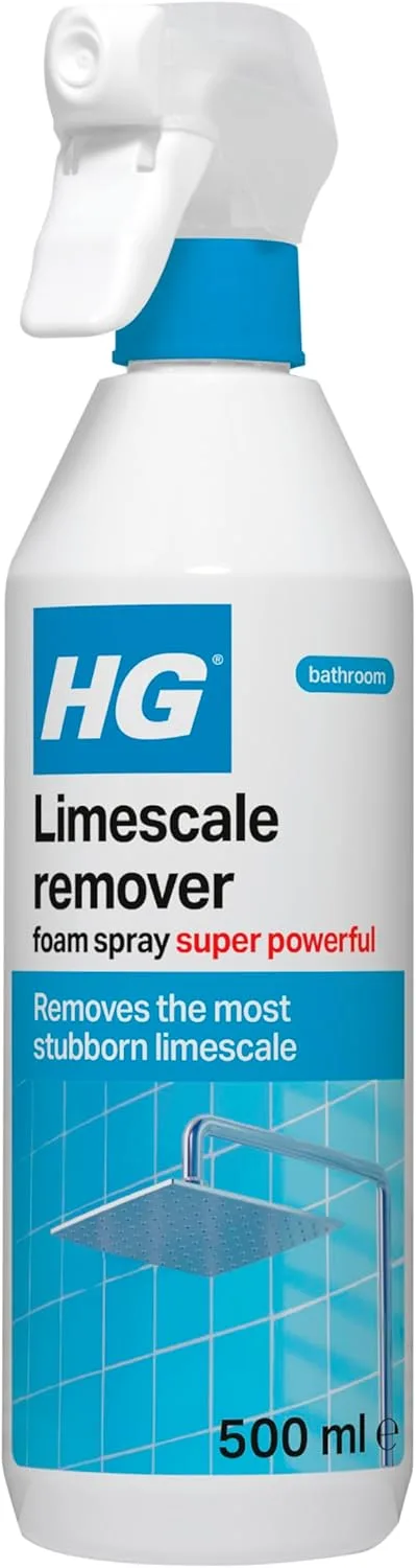 Hg Limescale Remover Foam Spray Super Powerful Bathroom And Kitchen Cleaner 500m