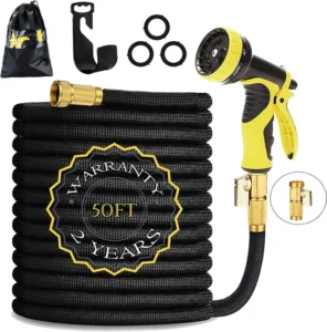 Hmil U Garden Hose 50ft 15m Strongest Double Latex Inner Tube Prevent Leaking Ma