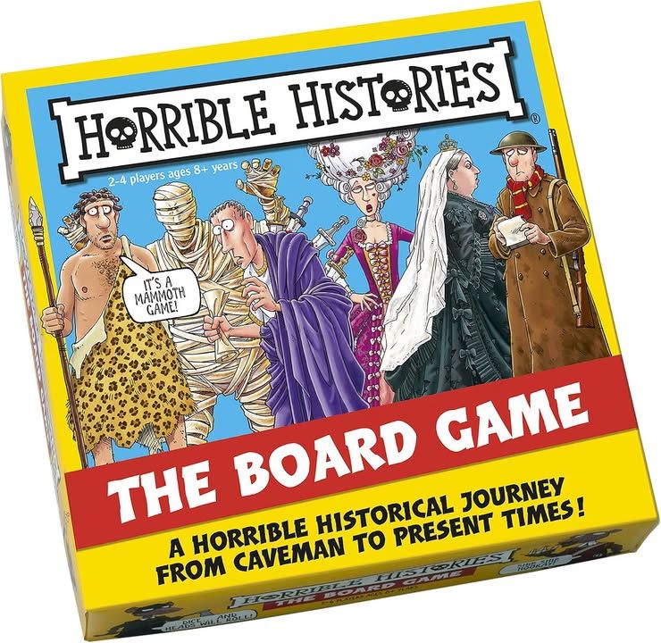 Horrible Histories 7305 Board Game, White, 2-4 Players, Age 8+