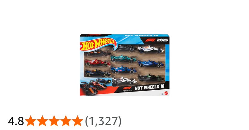 Hot Wheels Formula 1 2025 10 Pack