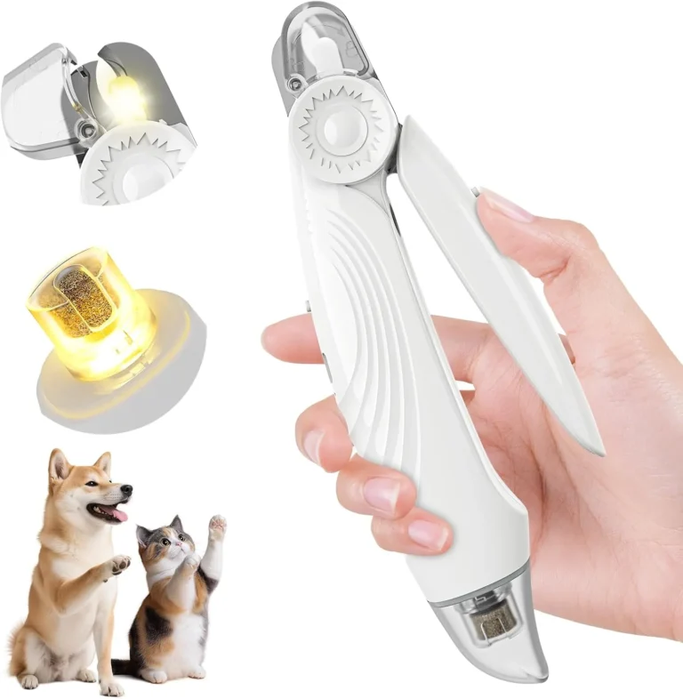 Ijiamy 2 In 1 Dog Nail Clippers And Dog Nail Grinders With 2 Led Lights Ultra Qu