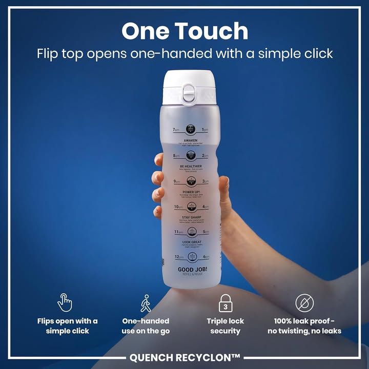 Ion8 1 Litre Water Bottle