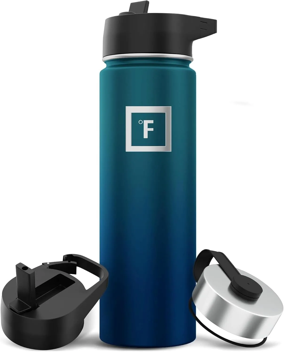 Iron Flask Insulated Water Bottle With Straw 650 950 1200 1800 Ml Leakproof Doub