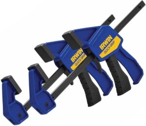Irwin Quick Grip Light Duty 63kg Mini 300mm Trigger Clamp Twin Pack T54122el7