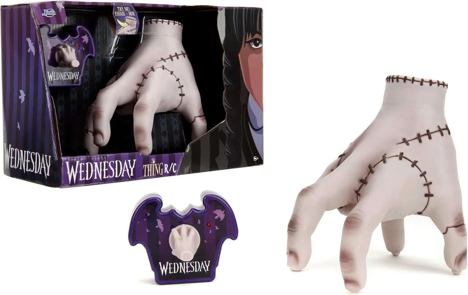Jada Toys Wednesday Addams Thing Ready To Run Remote Control 1 1 Scale For 8 Yrs
