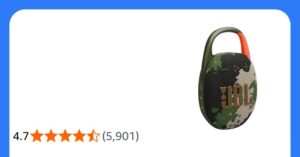 Jbl Clip 5 Ultra Portable Bluetooth Speaker With Integrated Carabiner Big Jbl Pr