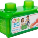 Jelly Blox 2‑in‑1 Storage Kit with 30 Soft Squishy Building Blocks