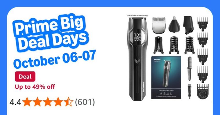 Kensen Manscape Body Hair Trimmer Men 4 In 1 Beard Trimmer Men
