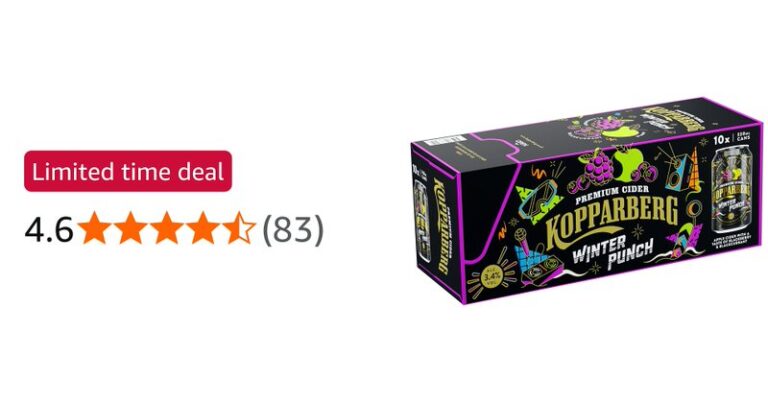 Kopparberg Winter Punch Fruit Cider 10 X 330ml Can