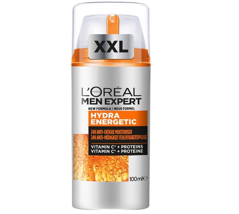 L Oreal Men Expert Hydra Energetic XXL Moisturiser 24hour Hydration 100ml