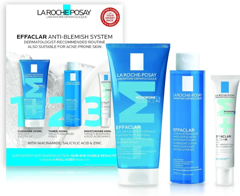 La Roche Posay Effaclar 3 Step Anti Blemish Kit For Oily And Acne Prone Skin