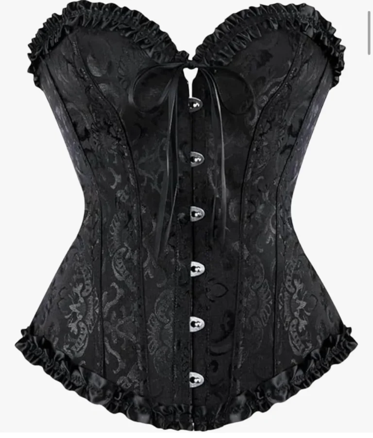 Ladie S Lace Up Boned Overbust Corset Top For Women Halloween Christmas Pirate P
