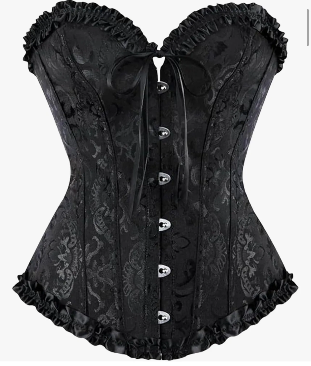 Ladie S Lace Up Boned Overbust Corset Top For Women Halloween Christmas Pirate P