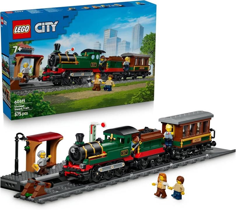 LEGO City Vintage Steam Train 60511