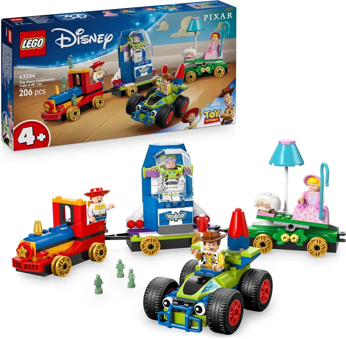 LEGO Disney And Pixar S Toy Story Celebration Train And Rc Car Toy Incl Woody Bu
