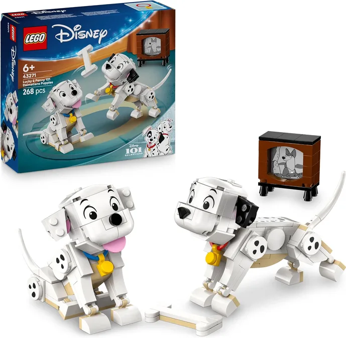 LEGO Disney Lucky And Penny 101 Dalmatians Puppies Toy Play And Display Animal F