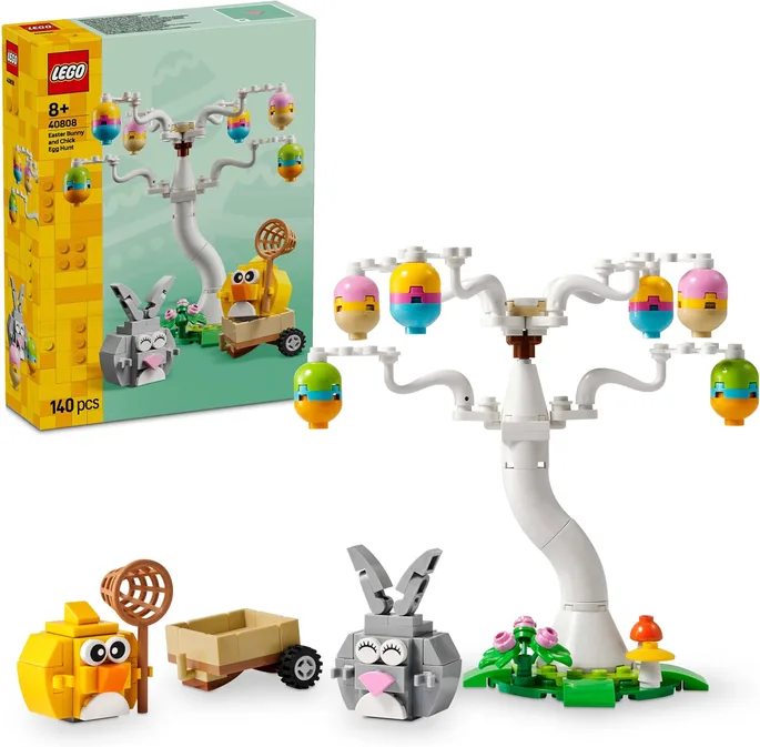 LEGO Easter Bunny And Chick Egg Hunt Easter Toy W Rabbit And Bird Animal Figures
