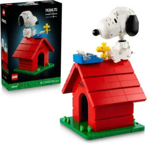 LEGO Ideas Peanuts Snoopy S Doghouse Display Model Kit For Adults W Snoopy Dog A