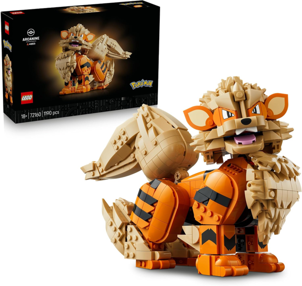 LEGO Pokemon Arcanine Figure