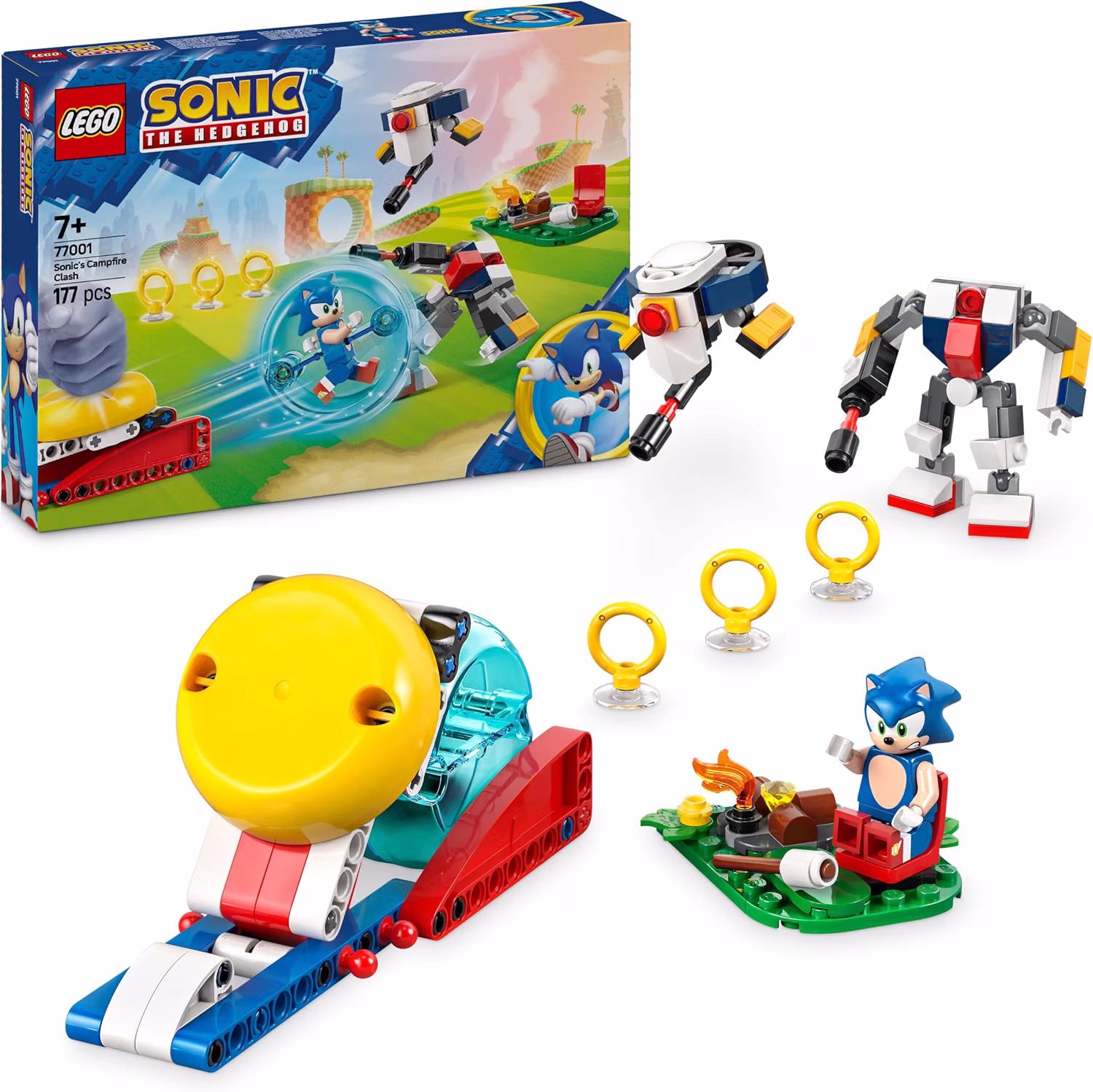LEGO Sonic The Hedgehog Sonic S Campfire Clash 77001