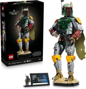 LEGO Star Wars 75455 Boba Fett Figure Model Kit For Adults Incl Beskar Armour Bl