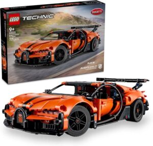 LEGO Technic Bugatti Chiron Pur Sport Hypercar Toy Race Car Model Kit W A W16 En